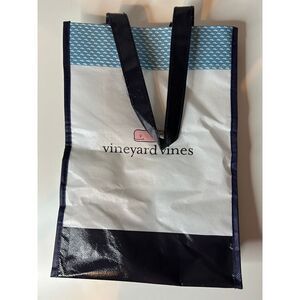 Vineyard Vines Reusable Shopping Tote Bag Eco-Friendly Whale Logo Pattern